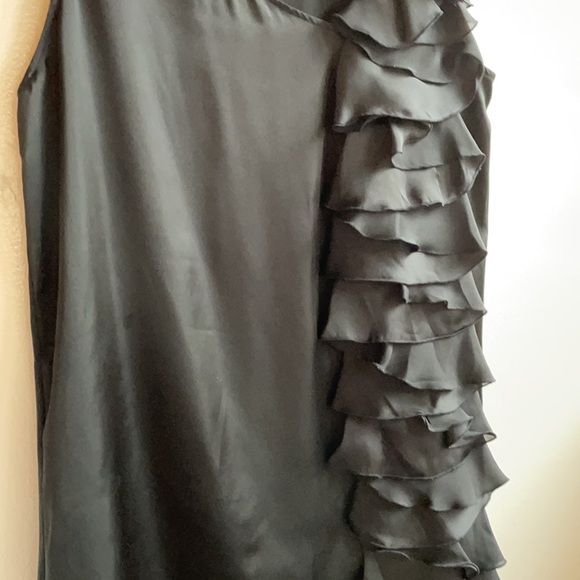 Go International ruffle front sleeveless satin slip dress size XL - Picture 2 of 8